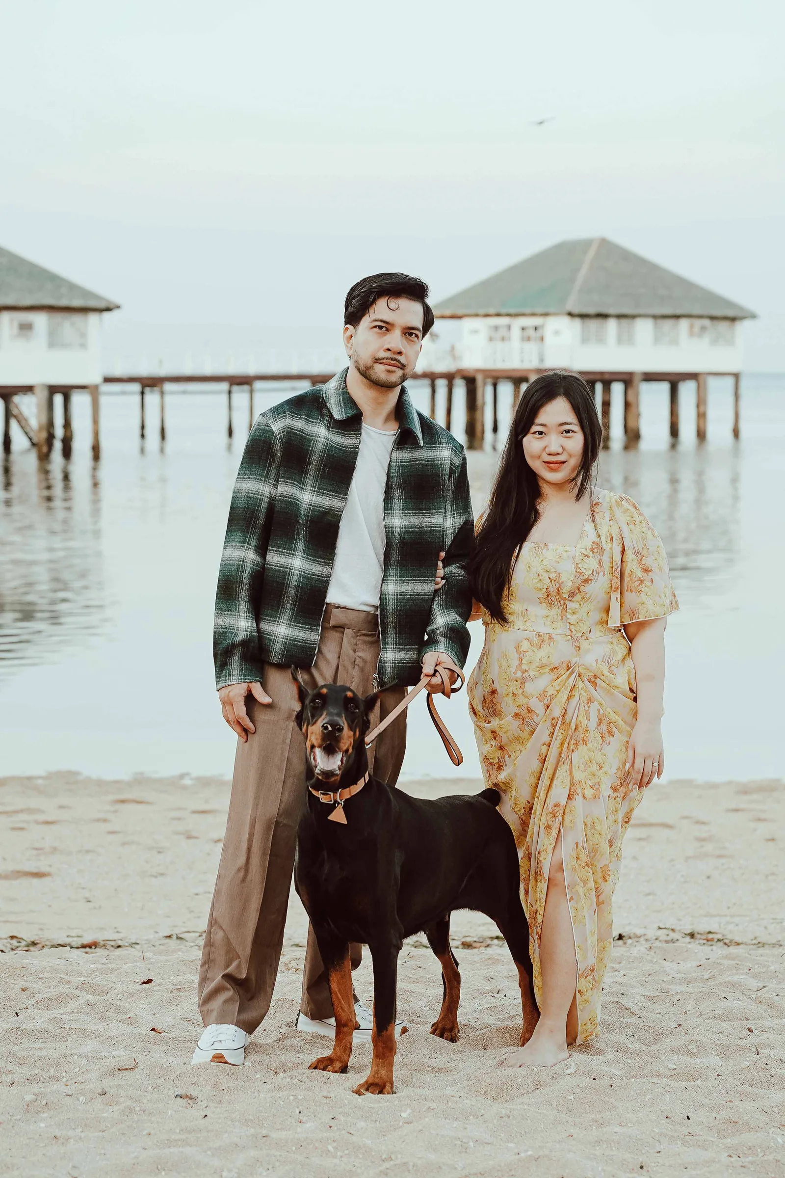 The Vivid Visuals team on location at a seaside session, Batangas